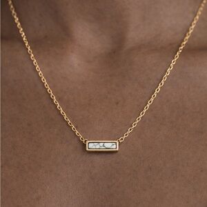 Authentic Howlite Stone Necklace